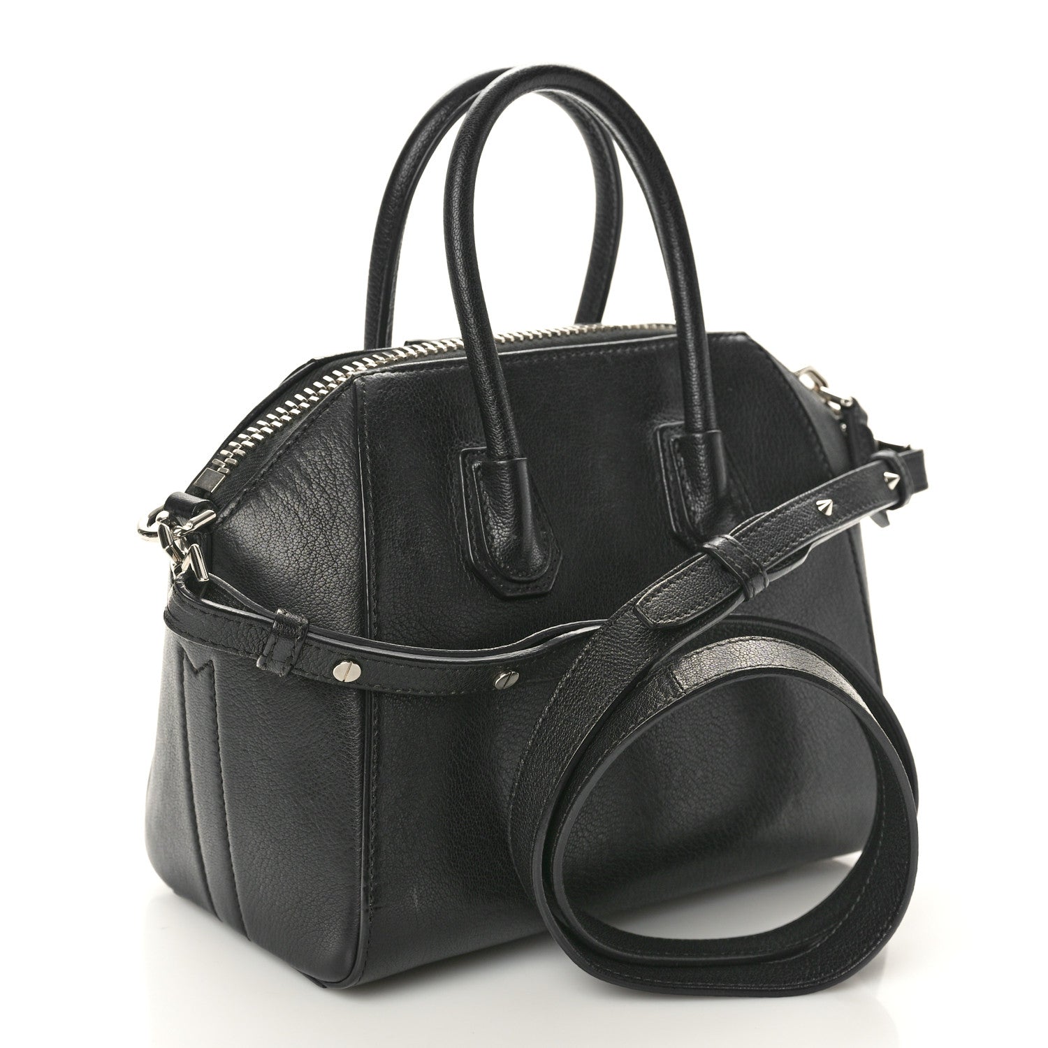 Givenchy Sugar Goatskin Mini Antigona Black 3 of 10