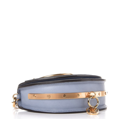 Chloe Calfskin Small Nile Bracelet Minaudiere Bag Washed Blue 4 of 6