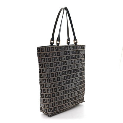 Fendi Zucchino Shopping Tote Navy 3 of 10