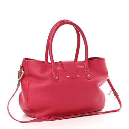 Jimmy Choo Grainy Calf Rania Cherry 3 of 11