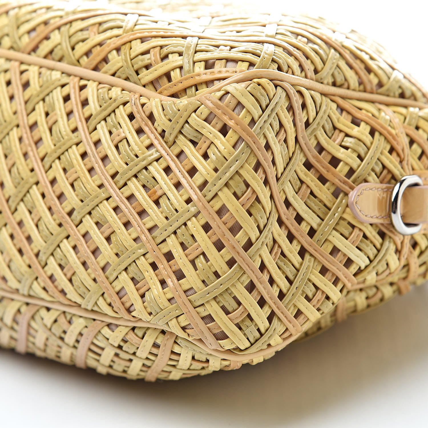 Prada Vernice Madras Camera Bag Quarzo 10 of 15