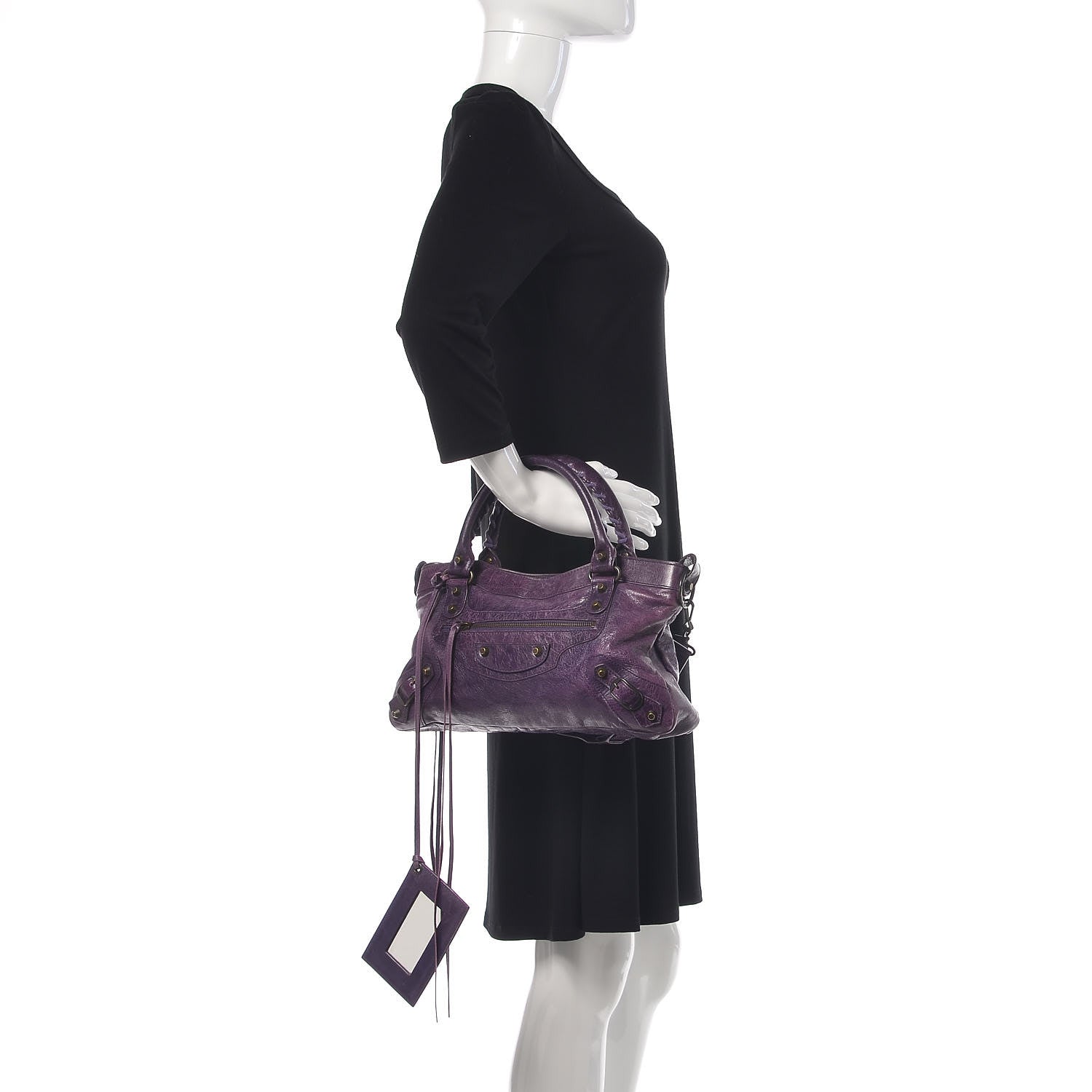 Balenciaga Agneau Classic Hardware First Raisin 3 of 11
