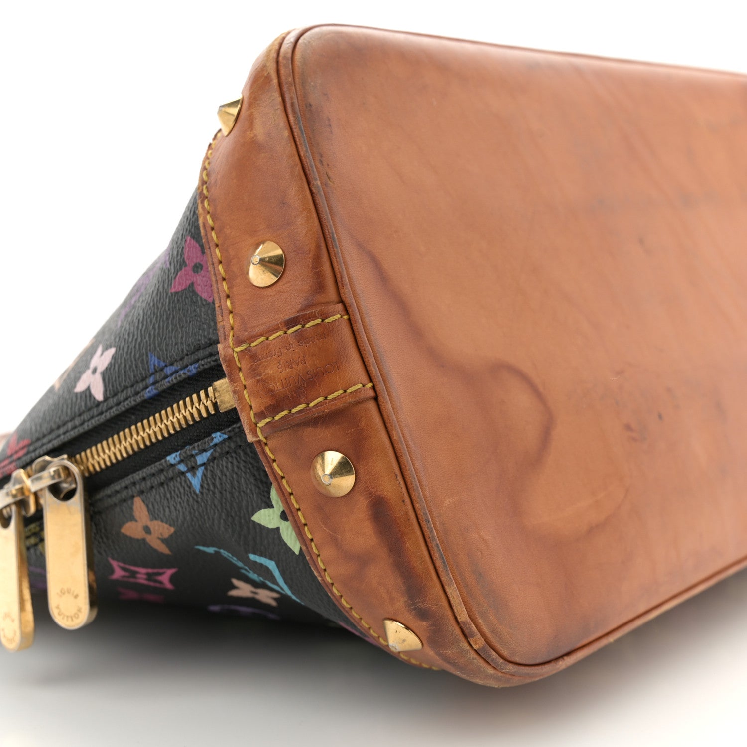 Louis Vuitton Monogram Multicolor Alma Black 9 of 16