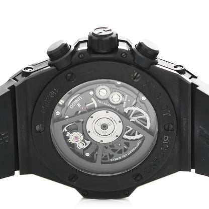 Hublot Ceramic Rubber 45mm Big Bang Unico Magic Gold Automatic Watch Black 411.CM.1138.RX 4 of 6