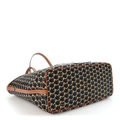 Moynat X KASING LUNG Calfskin Canvas M Labubu Tote PM Brown 3 of 9
