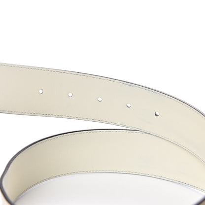 Gucci Calfskin Double G 40mm Belt 80 32 Mystic White 4 of 8