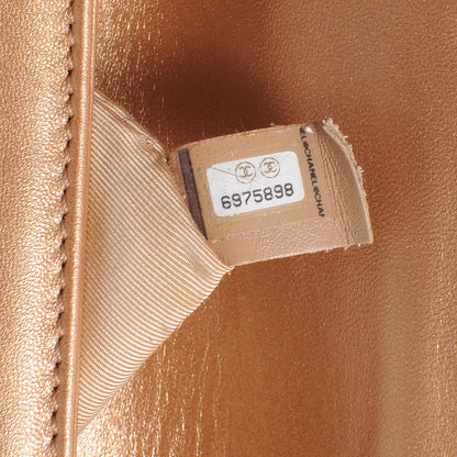 Chanel Lambskin Chocolate Bar Quilted CC Flap Bronze 7 of 8