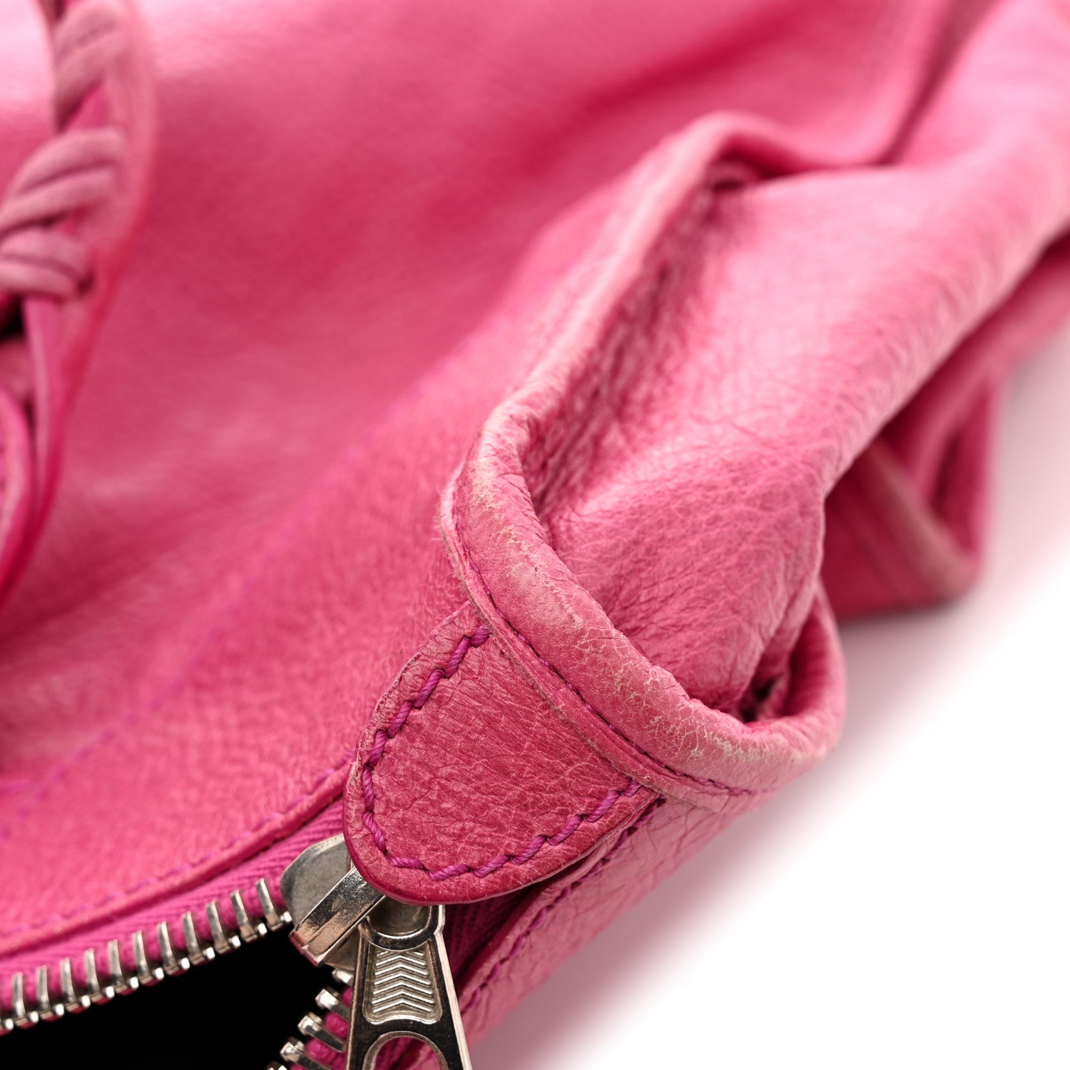 Balenciaga Agneau Giant 21 Silver Hardware Work Cyclamen Fucsia 13 of 14