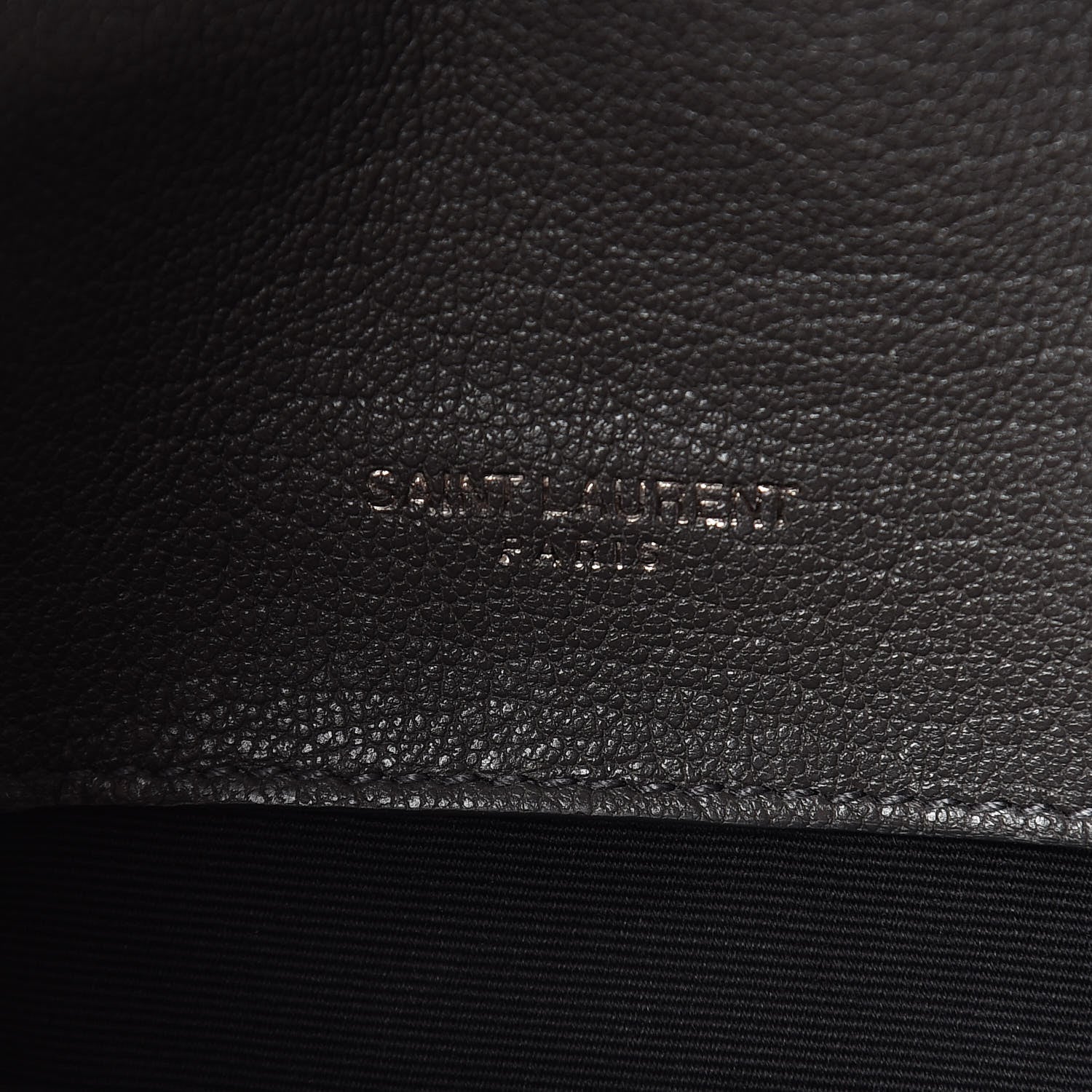 Saint Laurent Sheepskin Matelasse Chevron Monogram Medium College Bag Asphalt 7 of 12