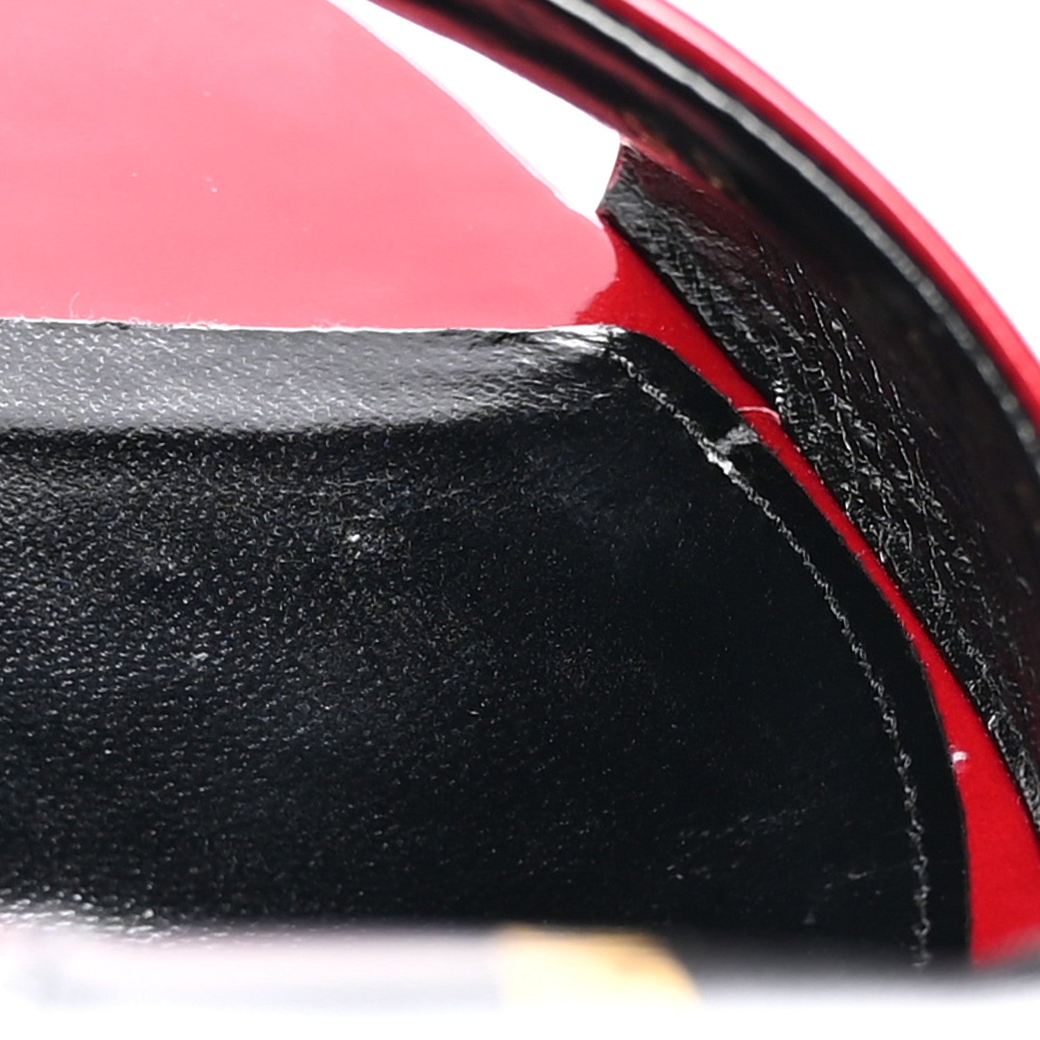 Saint Laurent Vernice Gloss La 16 95 Mule Sandals 38 Tibet Red 11 of 12