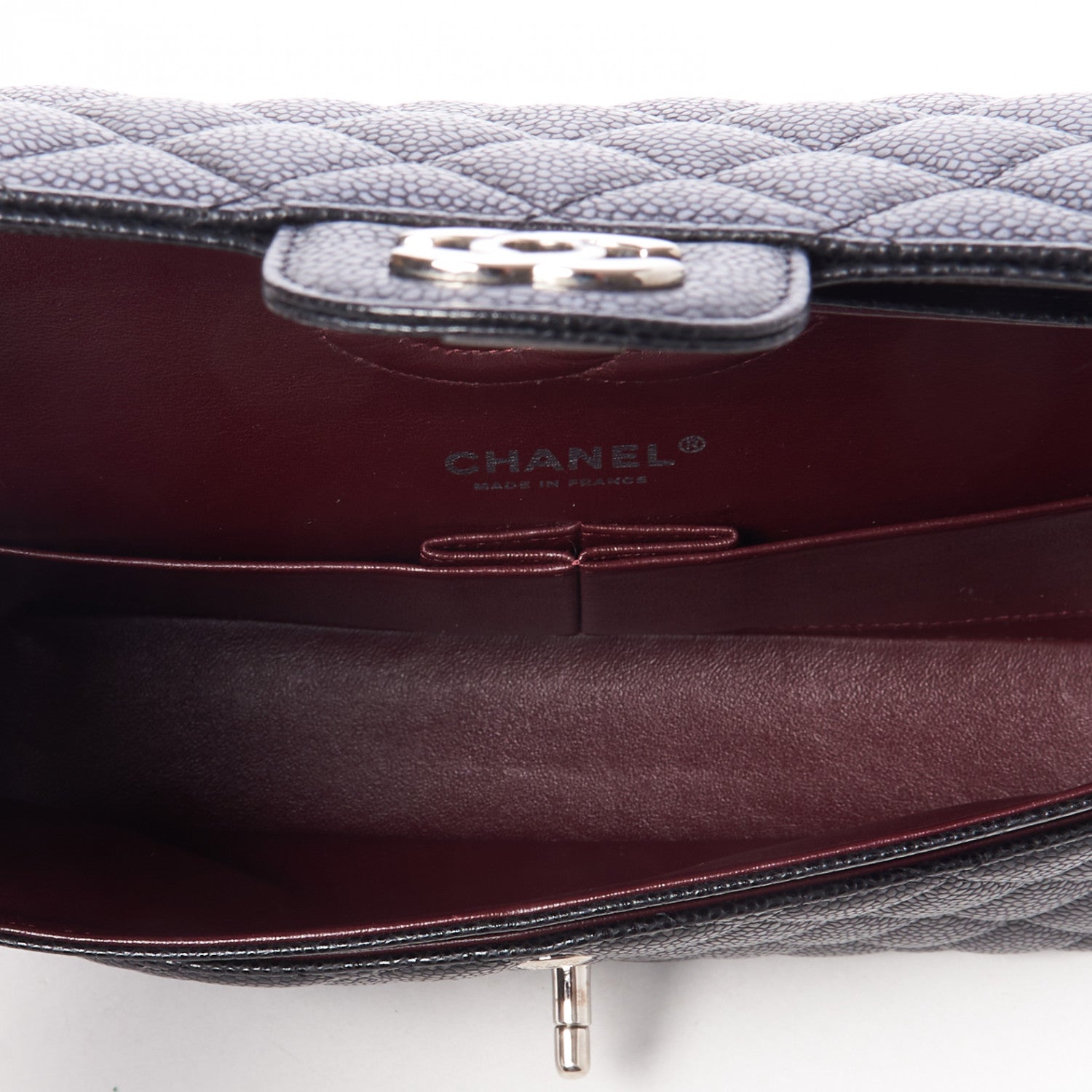 Chanel Caviar Quilted Medium Double Flap Black 7 of 10