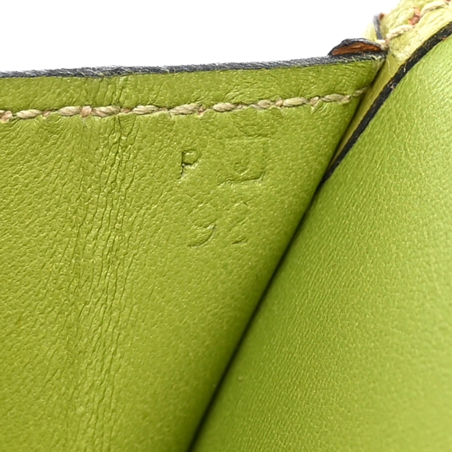 Chevre Mysore Jige Duo Clutch Vert Anis