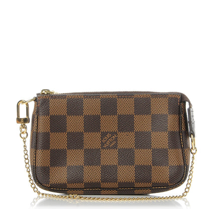 Louis Vuitton Damier Ebene Mini Pochette Accessories 1 of 8