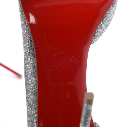 Christian Louboutin Glitter Luminor Iriza 100 Pumps 41.5 Multicolor Light Gold 6 of 8