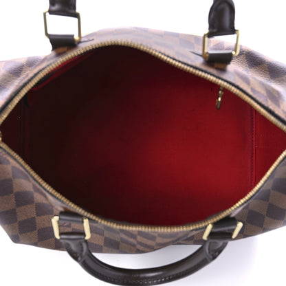 Louis Vuitton Damier Ebene Speedy Bandouliere 30 6 of 12