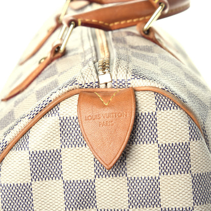 Louis Vuitton Damier Azur Speedy 35 6 of 9