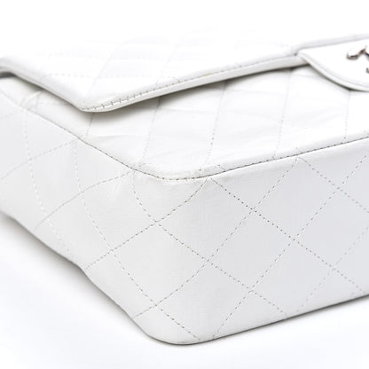 Chanel Lambskin Quilted Medium Single Flap White 7 of 12