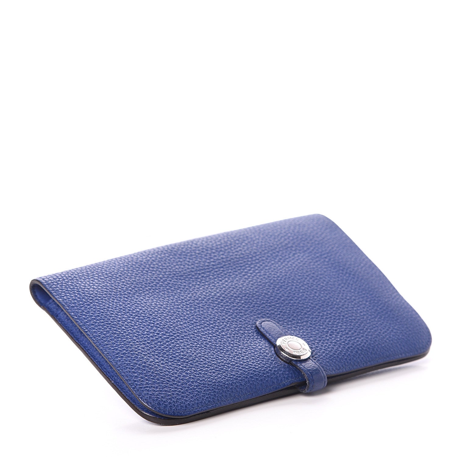 Hermes Togo Dogon Duo Wallet Bleu Electrique 4 of 6