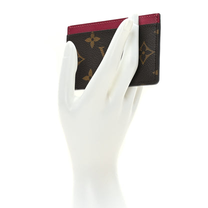 Louis Vuitton Monogram Card Holder Fuchsia 2 of 6