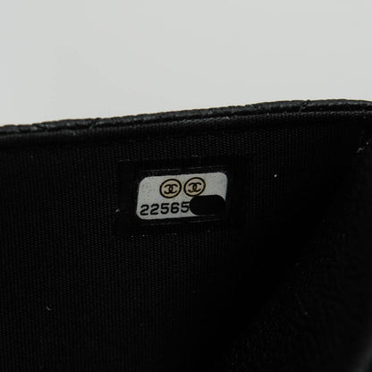Chanel Caviar Quilted Boy Wallet On Chain WOC Black 8 of 8
