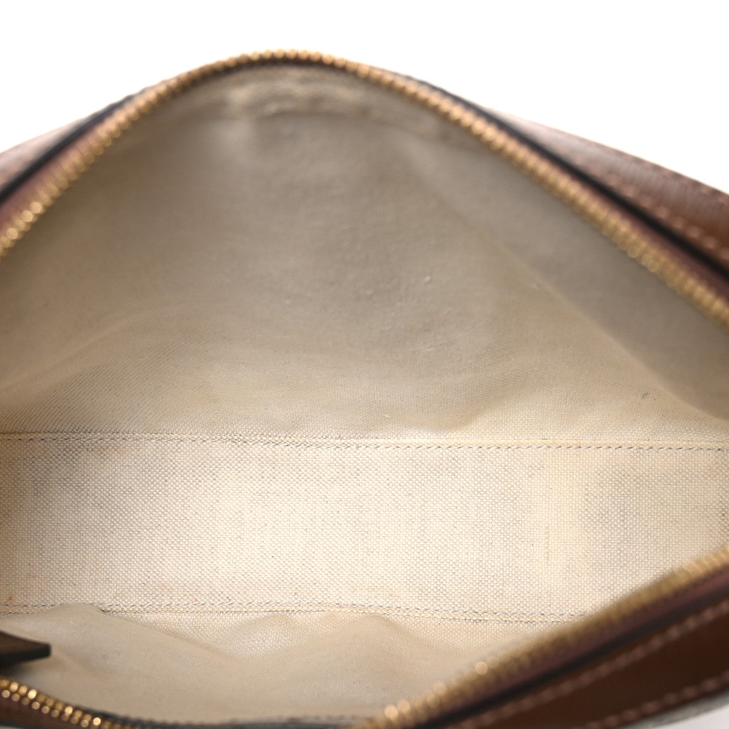 Gucci GG Supreme Monogram Azalea Calfskin Retro Interlocking G Messenger Shoulder Bag Beige Ebony Brown Sugar 5 of 10