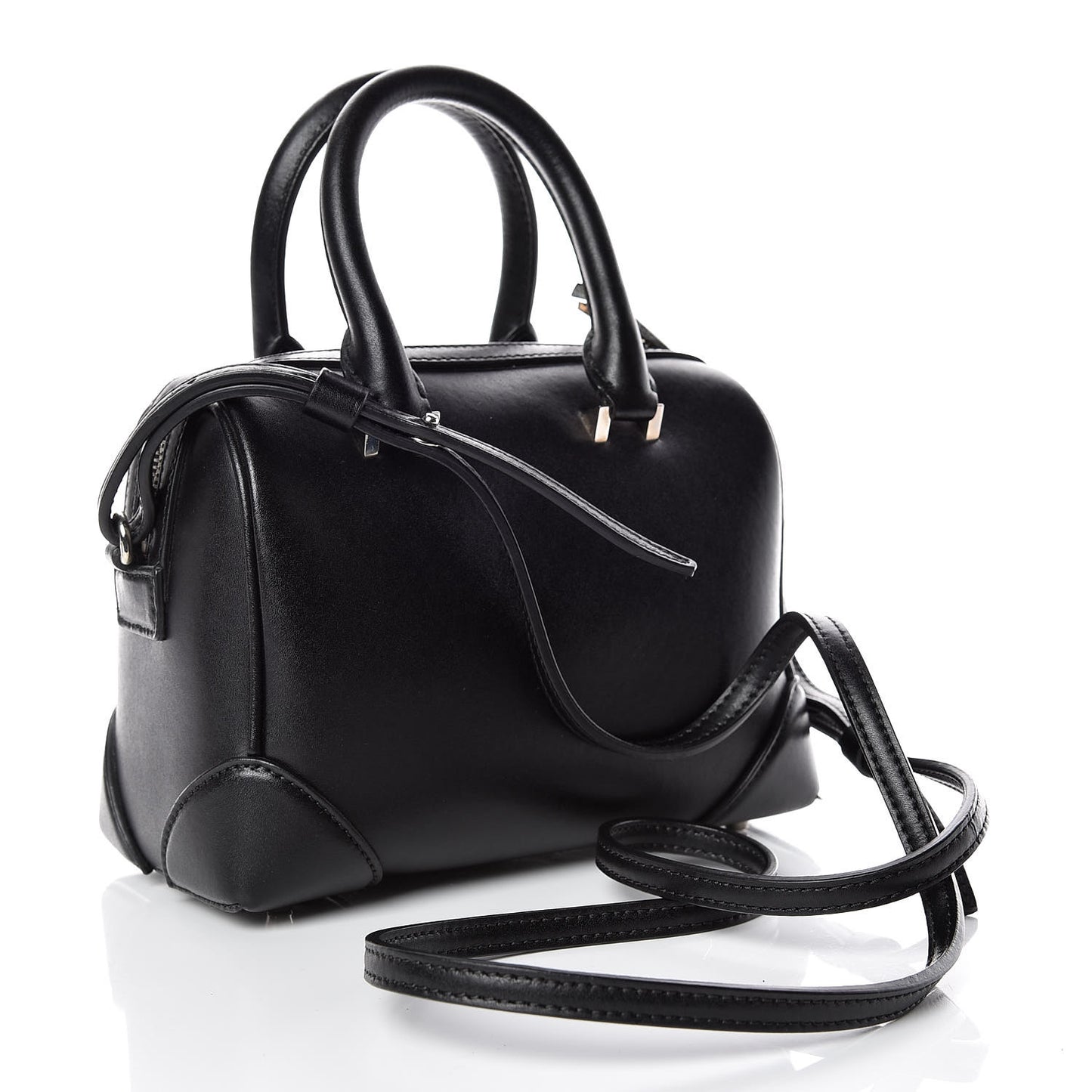 Calfskin Star Micro Lucrezia Black Silver