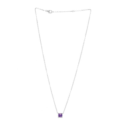 Cartier 18K White Gold Amethyst C De Cartier Pendant Necklace 3 of 6