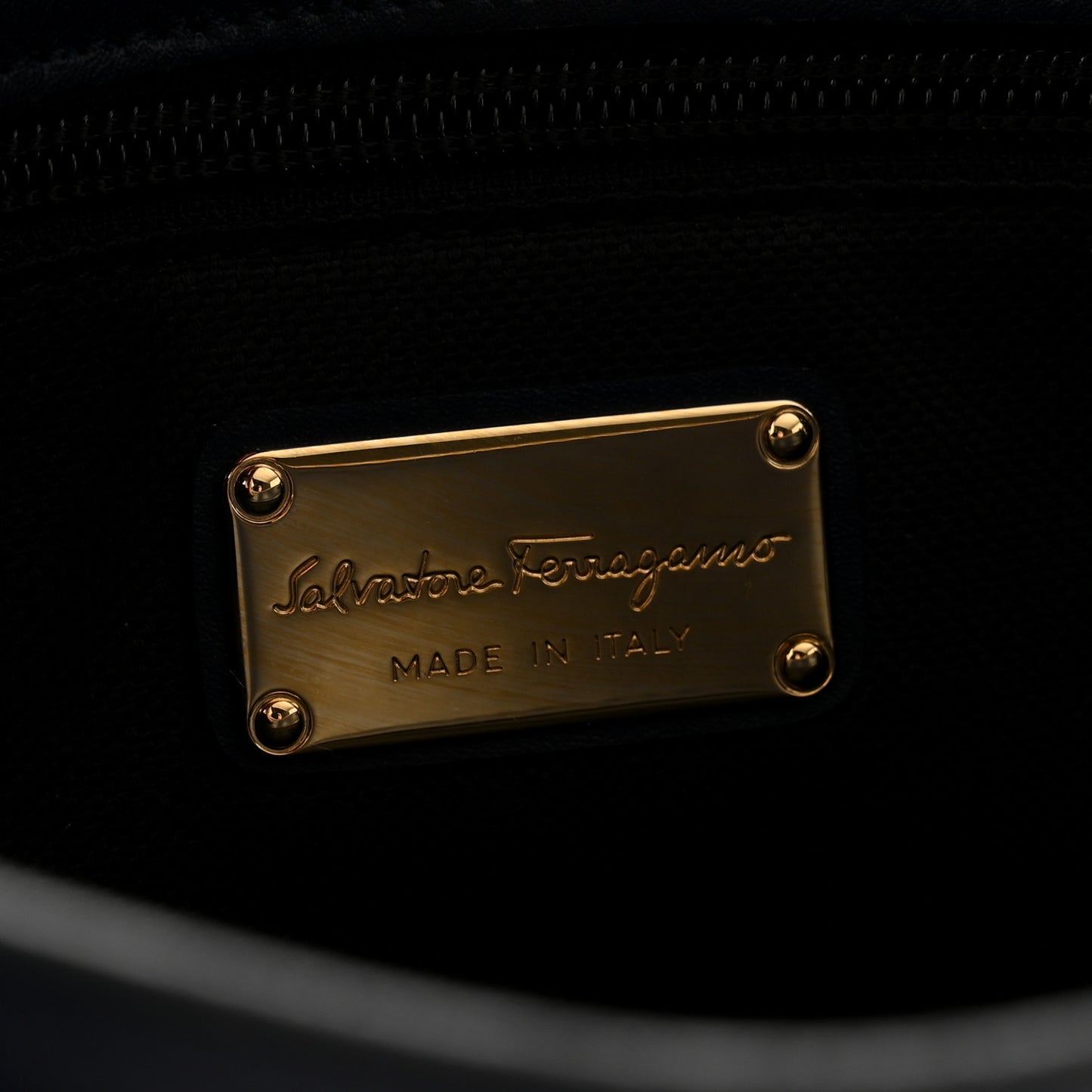 Calfskin Briana Tote Navy