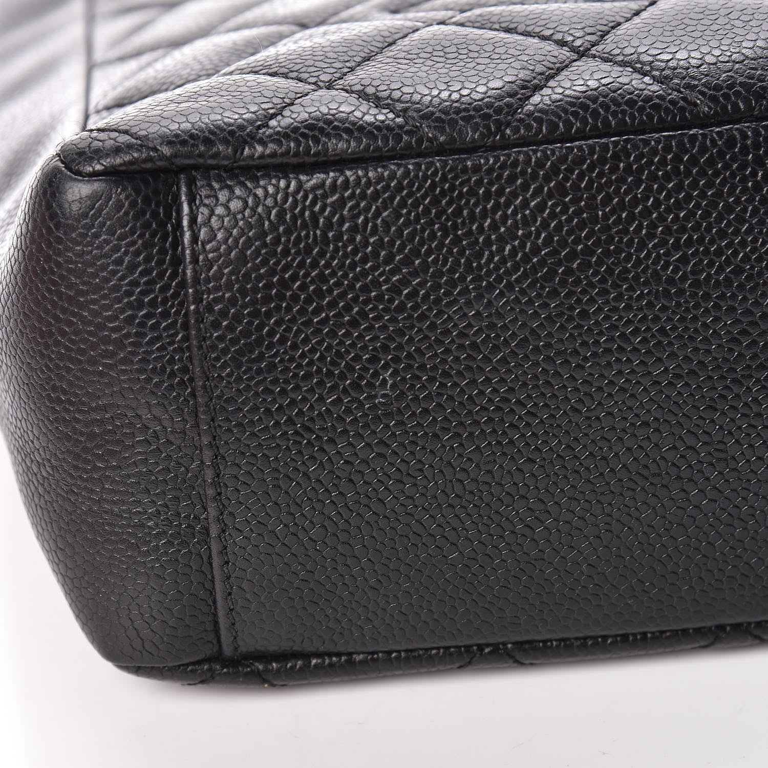 Chanel Caviar Quilted Petit Shopping Tote PST Black 12 of 13