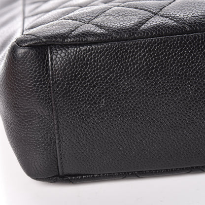 Chanel Caviar Quilted Petit Shopping Tote PST Black 12 of 13