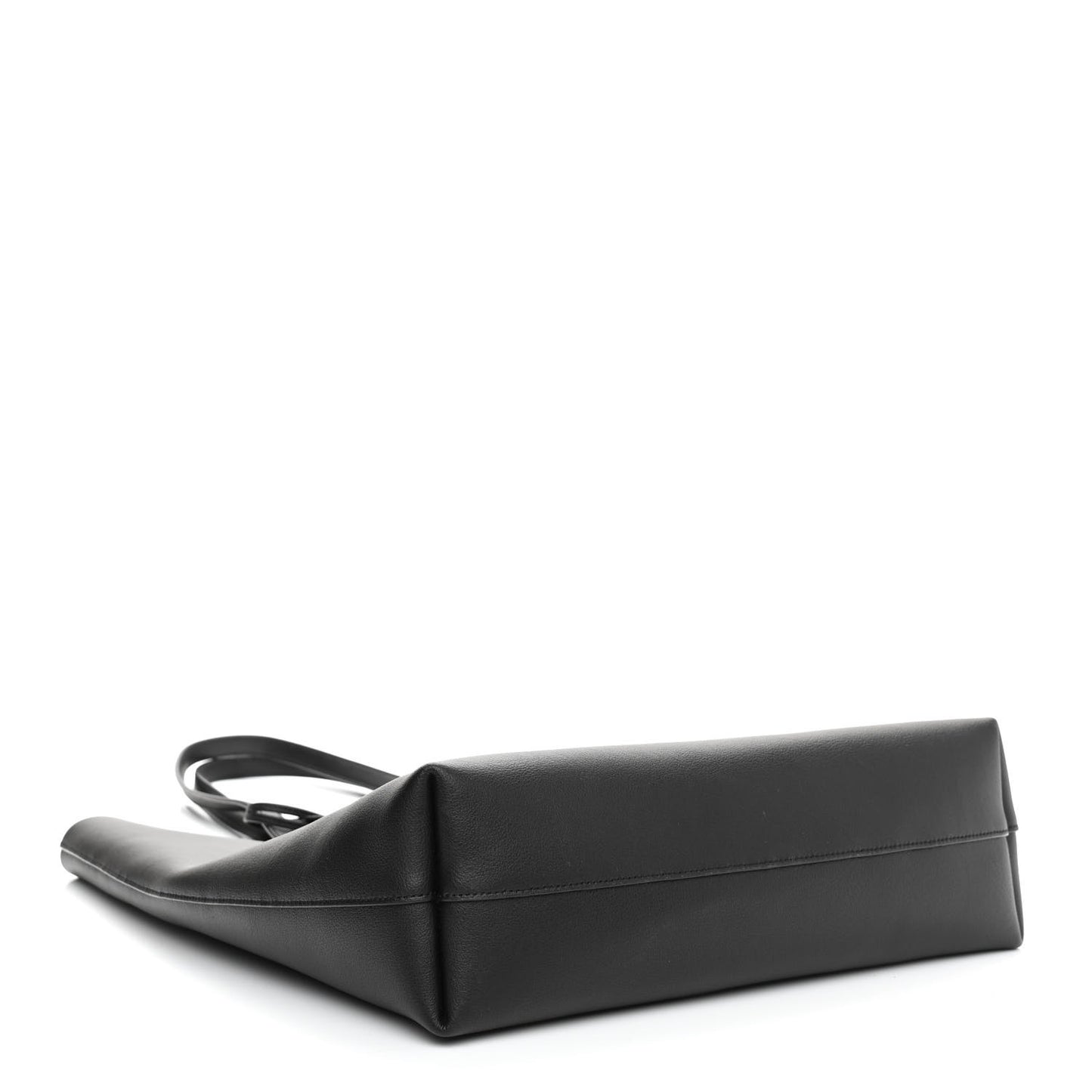 Calfskin North-South Shopping Tote Black