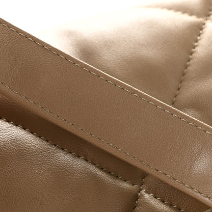 Chanel Lambskin Quilted Large Chanel 19 Flap Dark Beige 13 of 15