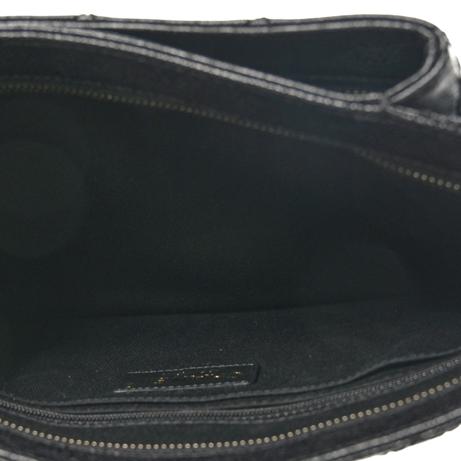 Chanel Caviar Quilted Coco Pleats Clutch Black 5 of 8