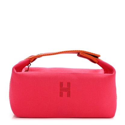 Hermes Canvas Small Bride-A-Brac Pouch Hibiscus 1 of 10