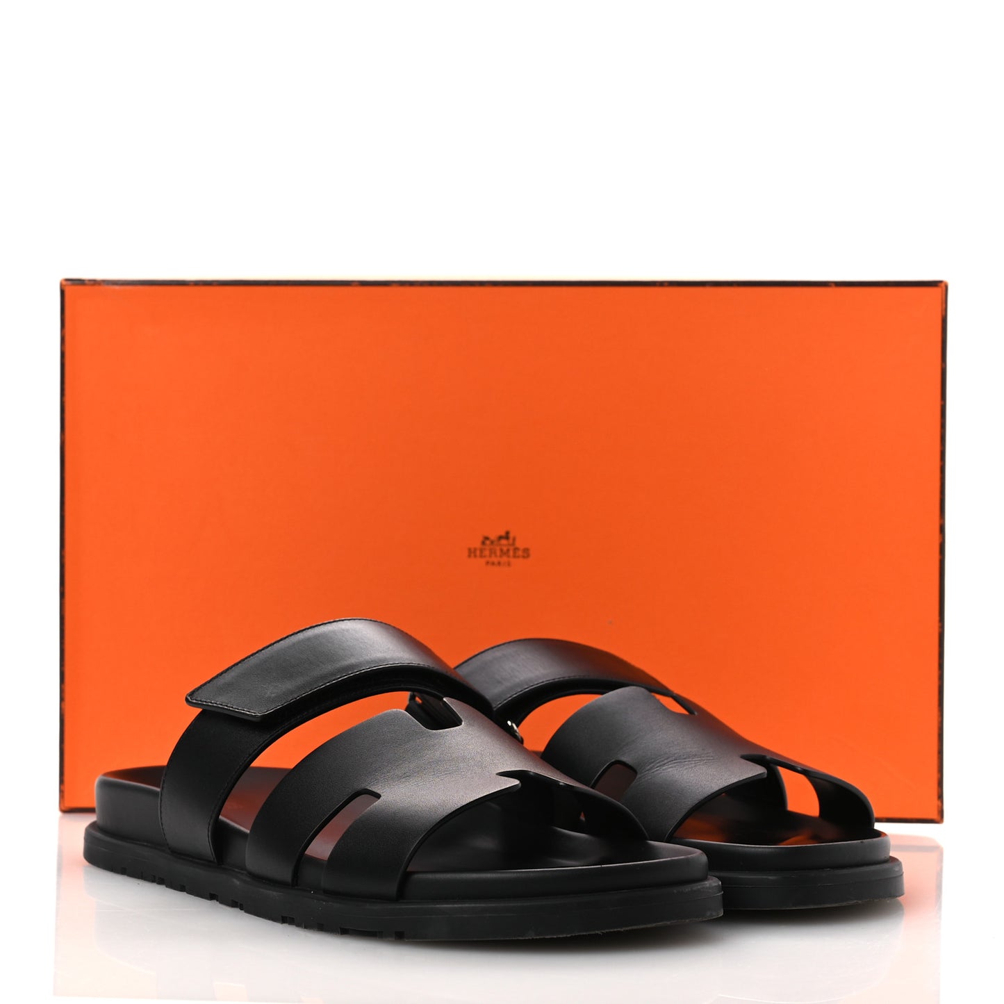 Calfskin Womens Chypre Sandals 40 Black