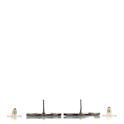 Chanel Ruthenium Crystal CC Earrings 3 of 5