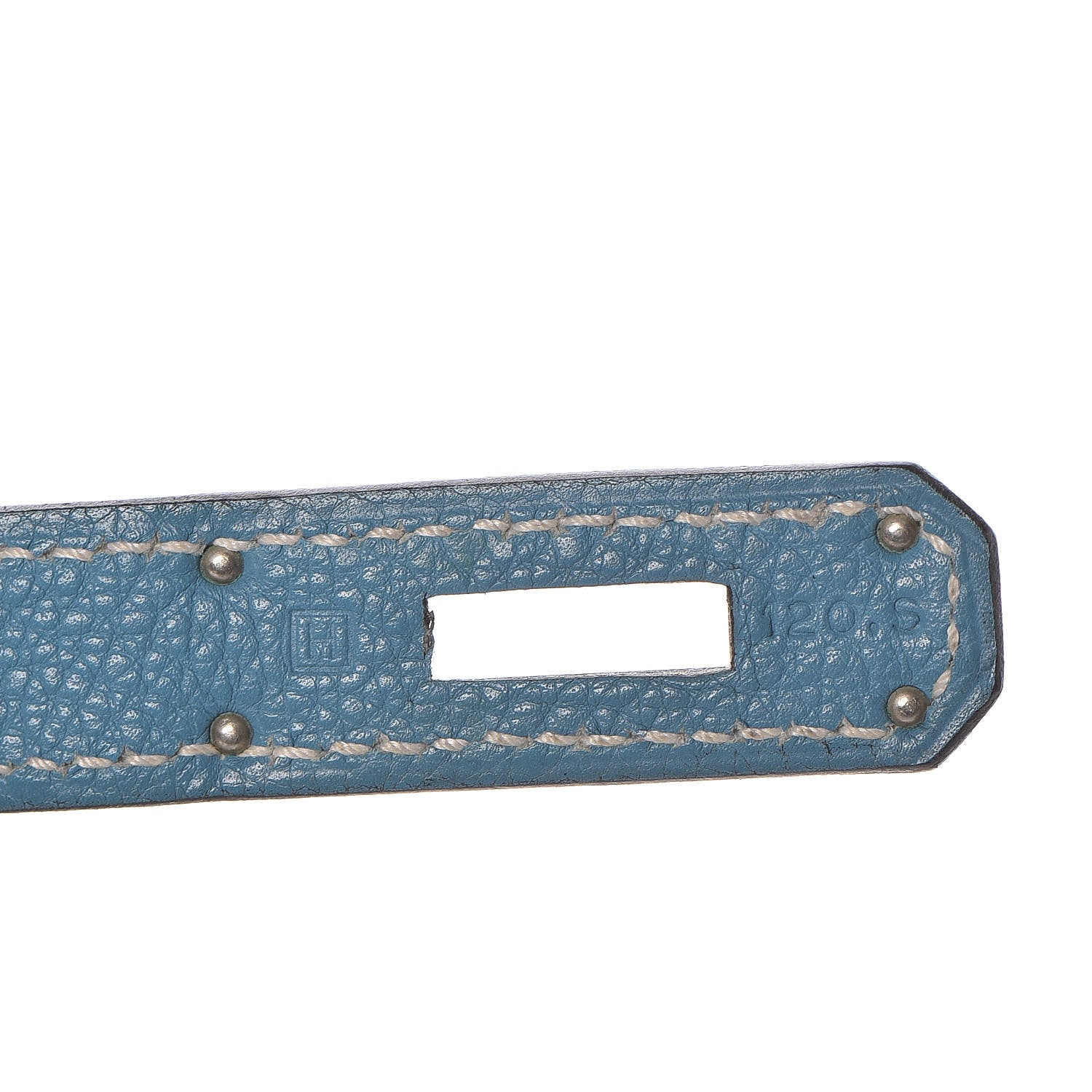 Hermes Togo Kelly Retourne 32 Blue Jean 22 of 43