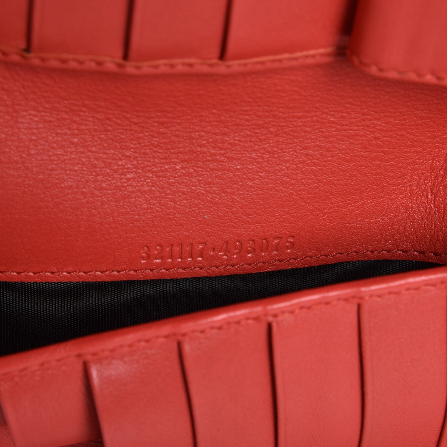 Guccissima Zip Around Travel Wallet Red