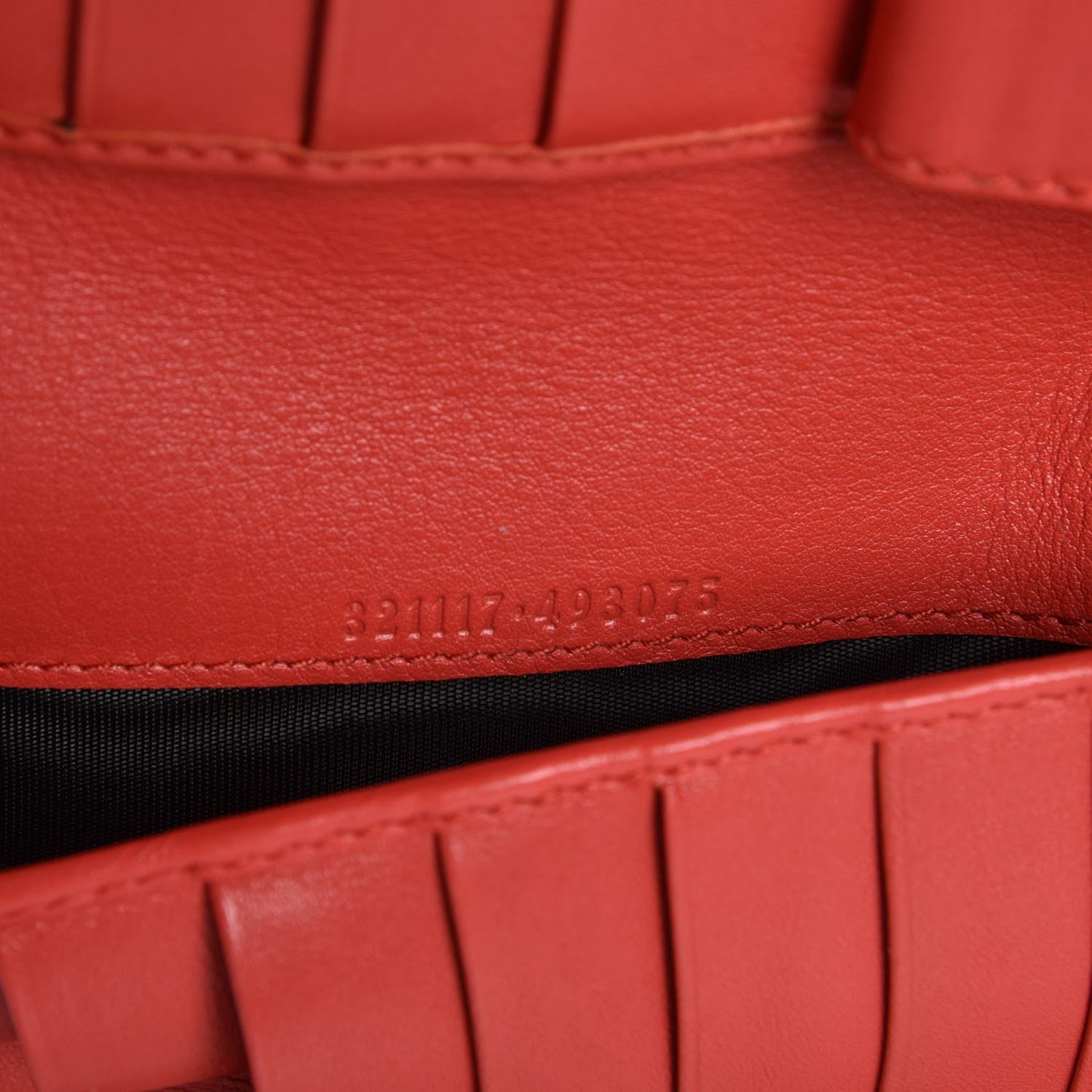 Gucci Guccissima Zip Around Travel Wallet Red 8 of 8