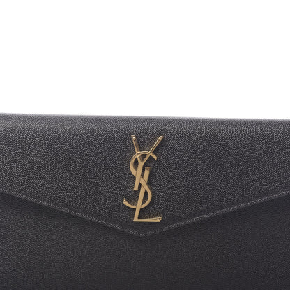 Saint Laurent Grain De Poudre Uptown Pouch Black 8 of 8