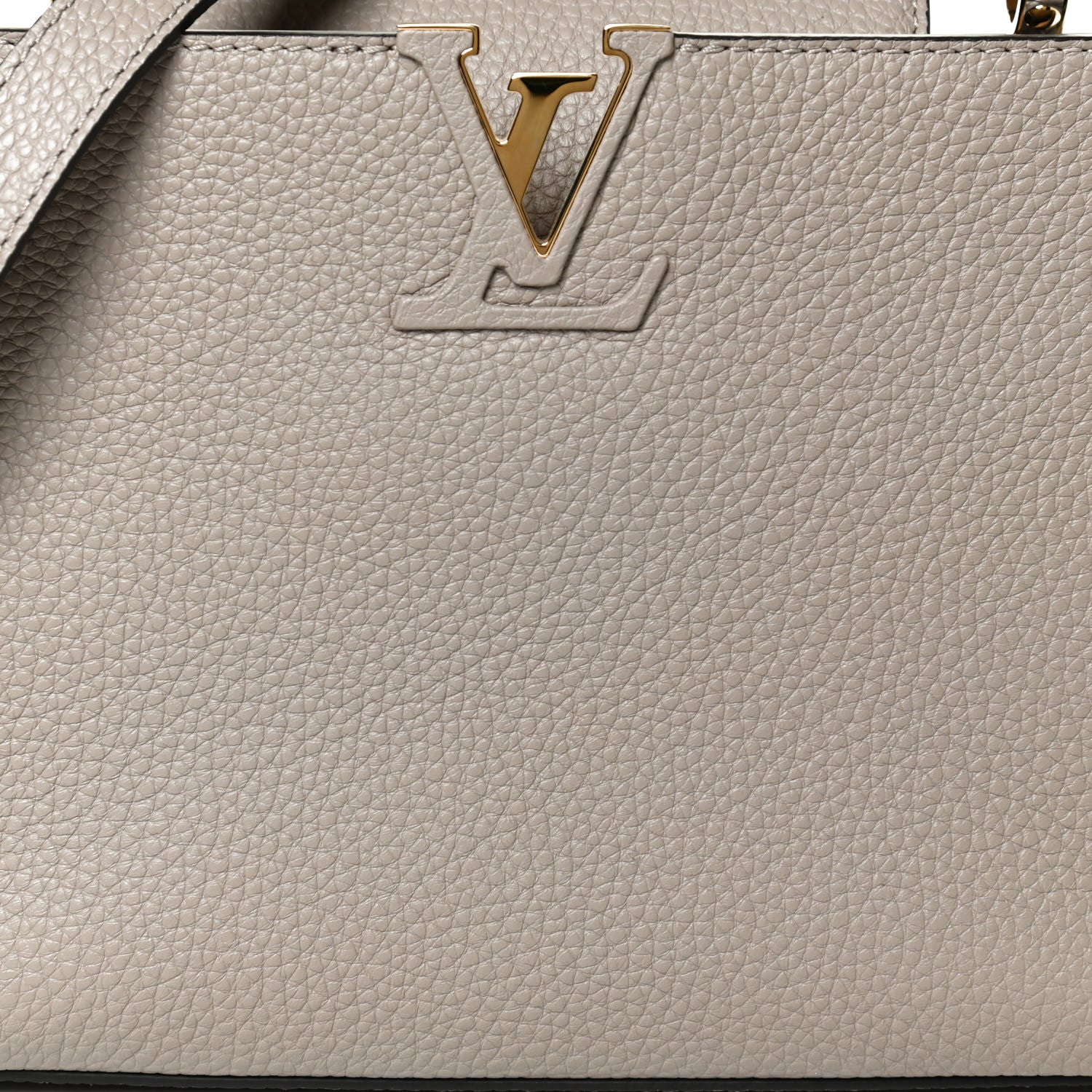 Louis Vuitton Taurillon Capucines BB Galet 6 of 8