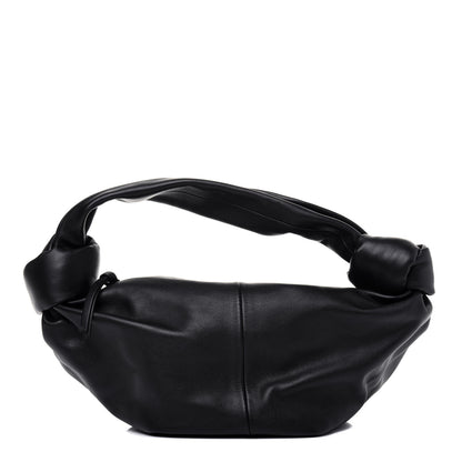 Bottega Veneta Calfskin Mini Double Knot Bag Black 1 of 11