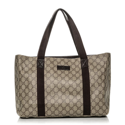 Gucci GG Plus Monogram Medium Tote Dark Brown 1 of 6