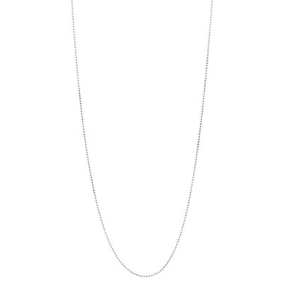 Tiffany Sterling Silver Bead Chain Necklace 20" 1 of 4