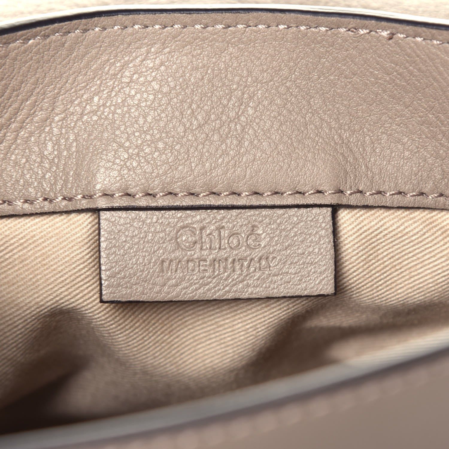 Chloe Suede Calfskin Mini Faye Backpack Motty Grey 5 of 8