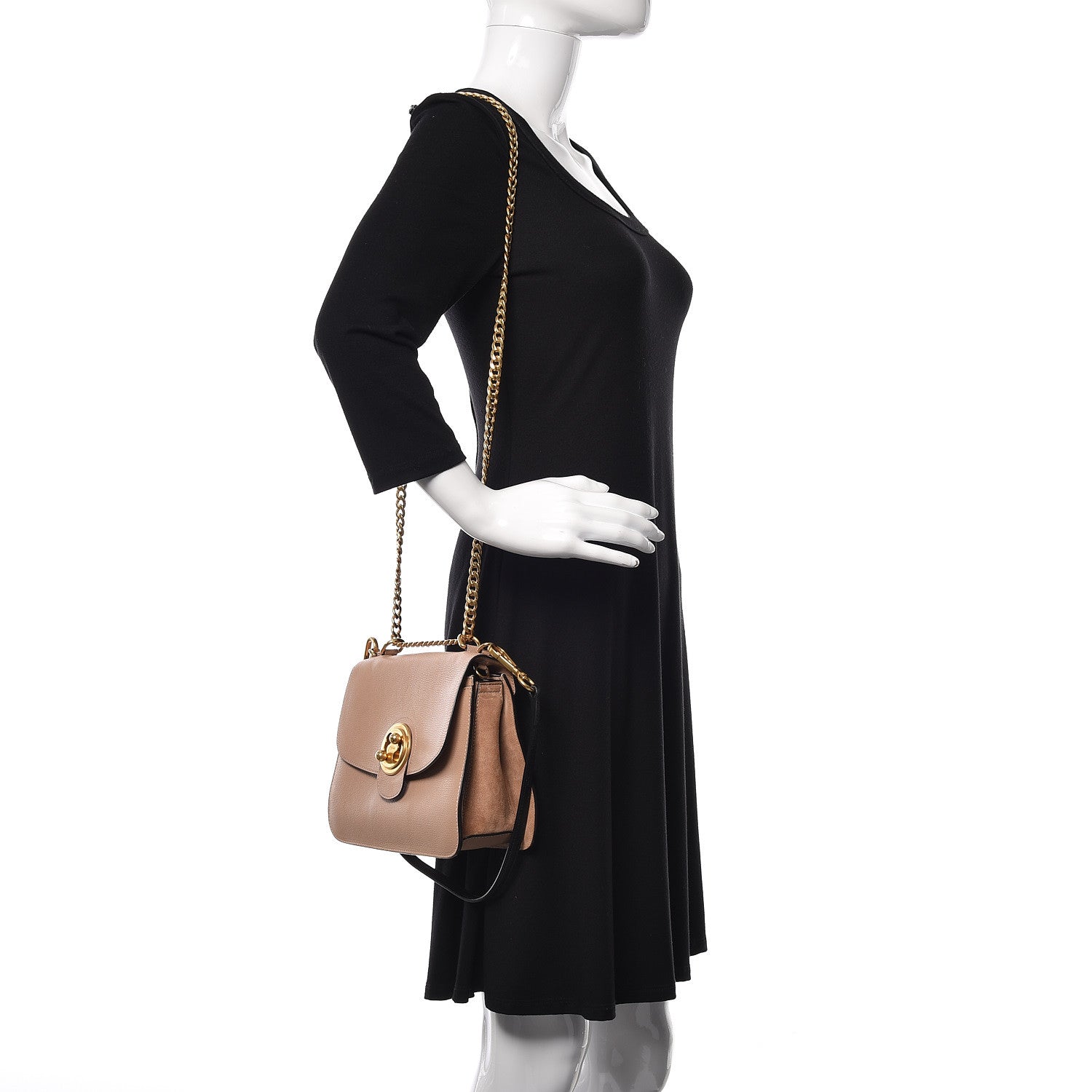 Chloe Goatskin Medium Mily Shoulder Bag Biscotti Beige 2 of 16