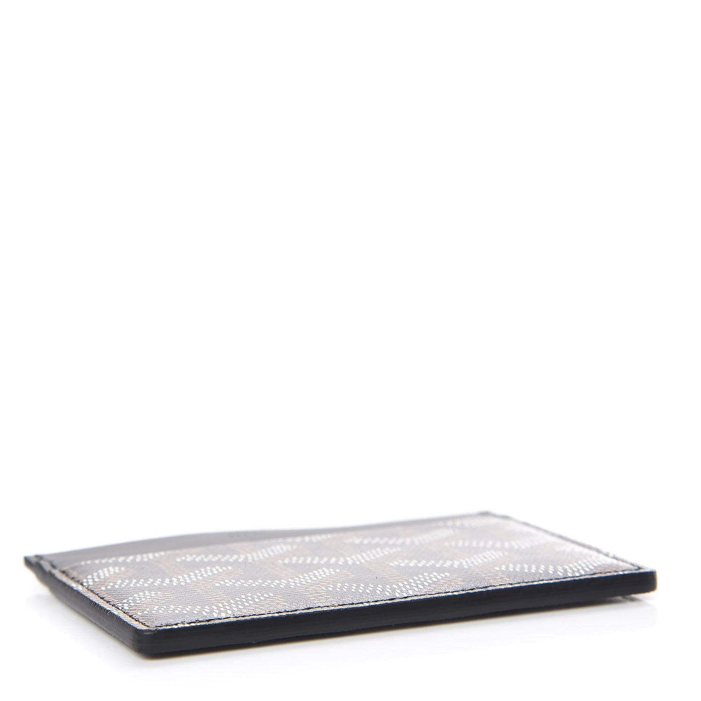 Goyardine Saint Sulpice Card Holder Black