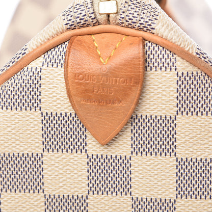 Louis Vuitton Damier Azur Speedy 30 7 of 34