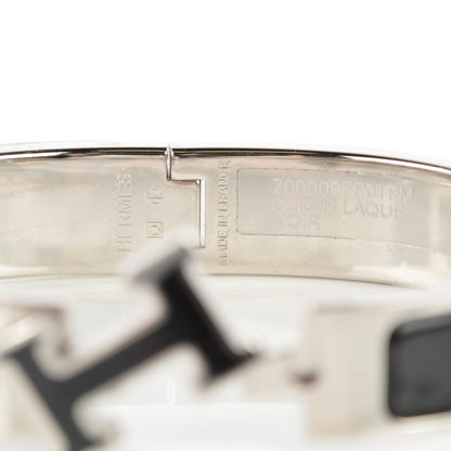 Hermes Enamel Narrow Clic Clac H Bracelet PM Black 6 of 6