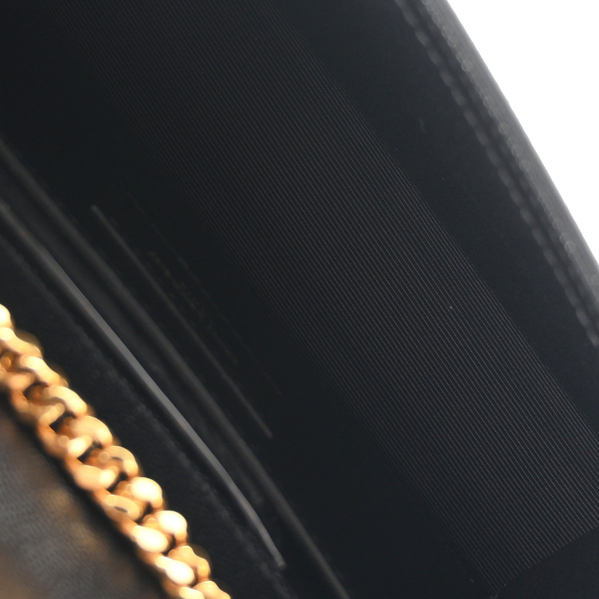 Saint Laurent Grain De Poudre Small Classic Monogram Kate Tassel Satchel Black 5 of 10